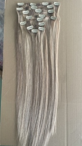 10A级处女未加工天然黑色巴西接发8件套夹式柔软高品质直发 - Product Image 6