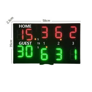 Ganxin Draagbare Padel Sport Elektronisch Tennisscorebord 3 Innings Scorescherm Geleid Digitaal Scorebord Voor Trainingswedstrijd - Product Image 2