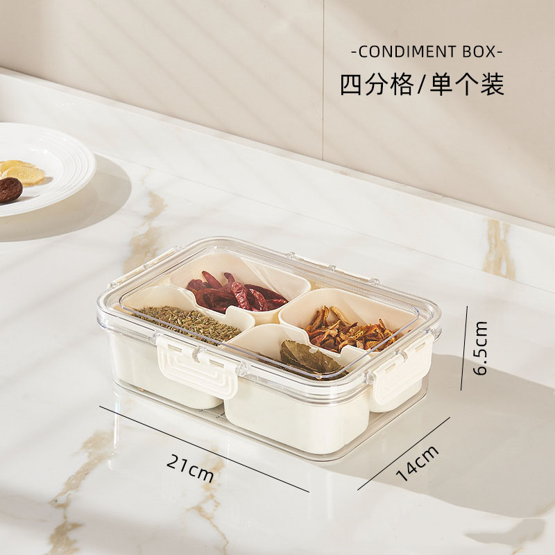 Portable Seal-Accompaniment Box 4 Compartments