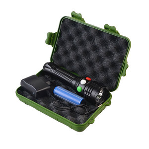 3 in 1 rosso verde blu Multi-funzione ricaricabile ferrovia a 3 colori torcia a LED torcia elettrica con magnete - Product Image 6