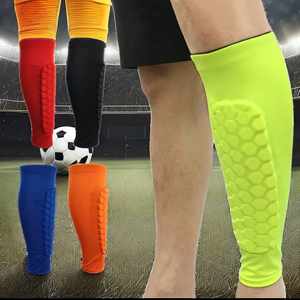 High Quality Customized Logo Shin Guard Sleeve Protector Men Women Sports Football Soccer <strong>Leg</strong> Shin Pad Calf <strong>Protection</strong> Guard <strong>Leg</strong> - Product Image 2