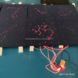 ไฟ LED ดวงดาวบนท้องฟ้าดวงดาวดวงดาวดวงดาวดวงจันทร์โคมไฟเพดานสำหรับห้องเด็กแผง600*600มม.