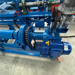 Máquina de fabricación de red de malla de alambre de plástico Máquina para hacer cerca de eslabones de cadena