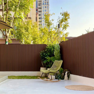 Porta in legno composito per cancello di recinzione in wpc da giardino di dimensioni personalizzate per uso esterno - Product Image 5