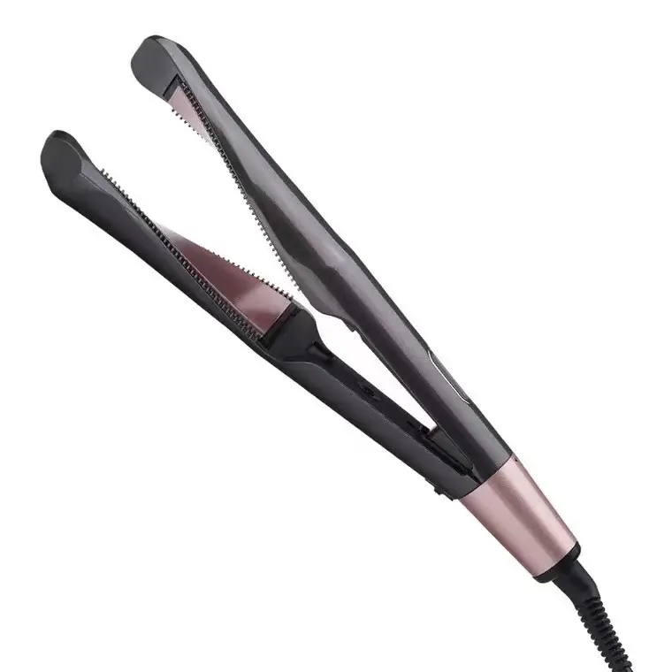 Mais recente Cabelo Encaracolado Endireitar Dual-Uso Não-Lesão Cabelo Curling Irons Curling Ferro Quente Venda de Alta-Qualidade