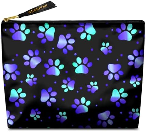 Paw print-makeup bags