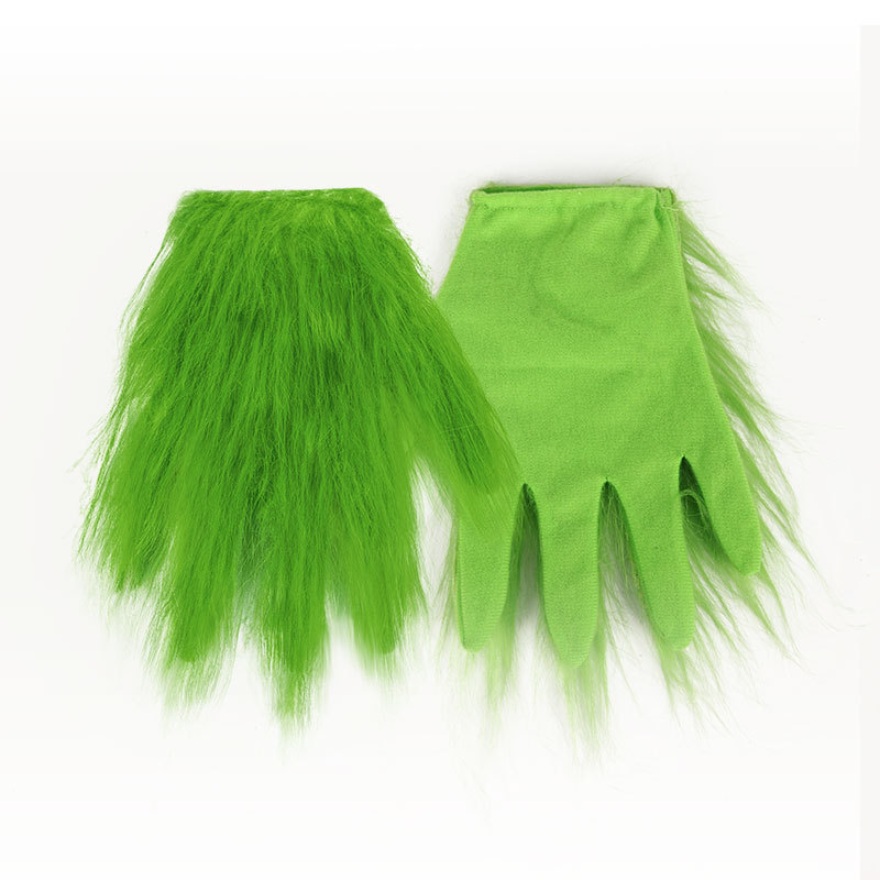 Xdy23001b grinch green gloves-one size