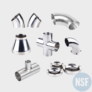 ASTM A312不锈钢304 90度弯头1英寸Sch40用于化学加工管道系统耐腐蚀 - Product Image 2