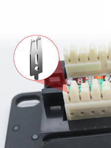 Panel de parche Cat6 RJ45 de 24 puertos, gestor de Cable de red 1u, marco de Metal sin blindaje, Panel de parche de fibra óptica de Categoría 6 - Product Image 5