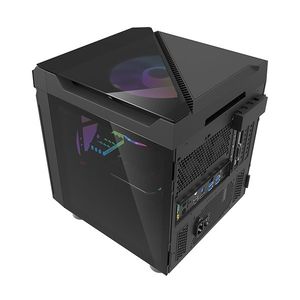DarkFlash <span class=keywords><strong>NEW</strong></span> Design DLC21 MATXPCケースサポート200mm冷却ファンコンパクトキャビネットゲーミングコンピューターケース<span class=keywords><strong>PC</strong></span>タワー
