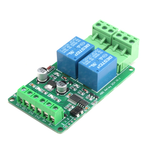 Modbus RTU 12V 1/2/4/8チャンネルリレー出力ボードスイッチ入力RS485TTL通信ネットワーク拡張ボードリレーモジュール - Product Image 2