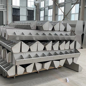 Thép không gỉ 201 dài cho ăn lợn máng lợn trang trại trung chuyển máng - Product Image 6