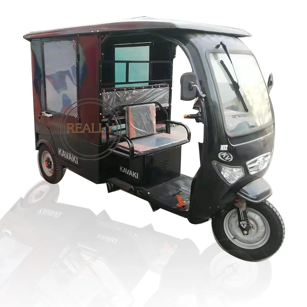 OEM Three Wheels Electric Tricycles Kenya New Tuk Tuk Mobile Adult Cart For Sale Popular Passenger Cart For Sale