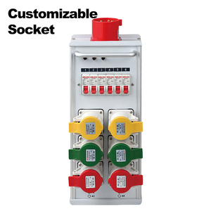 SHTX Handheld 3phase Electricity Power <strong>Controller</strong> 6way Stage Distribution Box 32A <strong>Output</strong> Distro Power Box for Light Audio Screen - Product Image 1