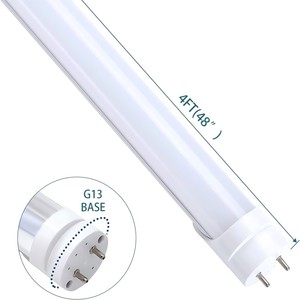4FT LEDT8チューブライト超高輝度T8ショップライトプラグアンドプレイまたはバラストバイパス4フィートT10T12蛍光灯の交換 - Product Image 4