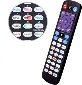 Tüm Roku tv'ler ve Roku oyuncular için 2 in 1 evrensel uzaktan kumanda, TCL/Hisense/Hitachi/HaieElement/Sanyo ROKU TV ile uyumlu - Product Image 1