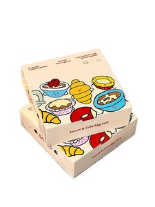 Tart Packing Box <strong>2</strong>/4 Granule Disposable Baking Box Customized for Portuguese Tart &amp; Disk Tart Merchants - Product Image 3