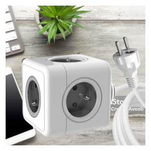Electrical Extension Multi France <strong>Socket</strong> <strong>Nice</strong>-looking Power Cube Extended 1.5m Cable 5 Outlets FR Type Receptacles with Cables - Product Image 2
