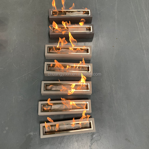 ספק סין מלבן בטון בטון שולחן ביו אתנול אח מקורה חיצוני בור אש נייד בור אש