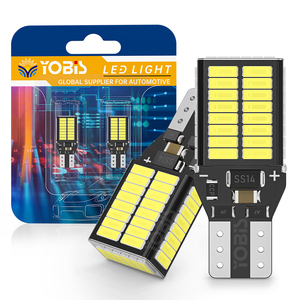Yobis หลอดไฟ LED 921 912 12V 922 906ตัวแสดงสถานะกำลังไฟสูง T15 W6w W16w ไม่มีข้อผิดพลาด CANbus อัตโนมัติสำรองไฟรถยนต์54smd - Product Image 1