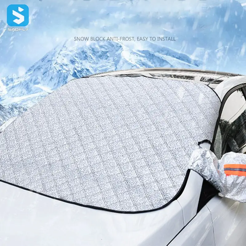 Pare-soleil magnétique imperméable à l'eau pour garder la voiture au frais, pare-brise de voiture d'été, protection contre la neige et la glace en hiver