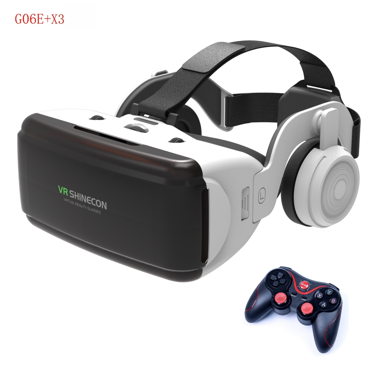 Casque VR Blackwhite modèle G06EB + Manette X3
