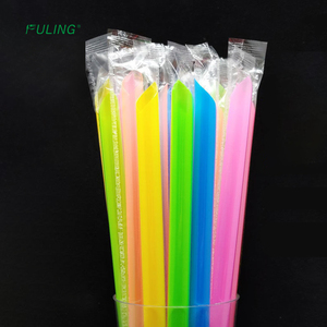 专业制造商多色塑料吸管长吸管塑料可生物降解 - Product Image 1