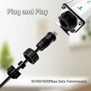 屋外防水IP65のIPX20130W産業用ギガビットPoEエクステンダーは、PoEとイーサネットの範囲をさらに100メートル拡張します