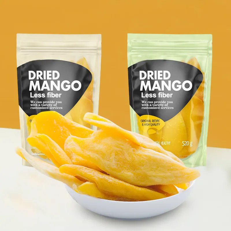 AGOLYN Frühstücks snacks weich getrocknete Mango 500g OEM Packung Flasche getrocknete Mango