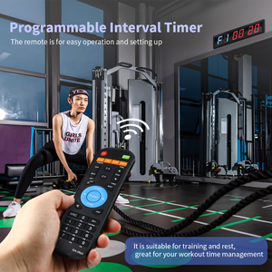 Indoor Home Einzelperson Training 2,3-Zoll-Display Digital Countdown Intervall uhr LED Workout Gym Timer mit Fernbedienung - Product Image 6