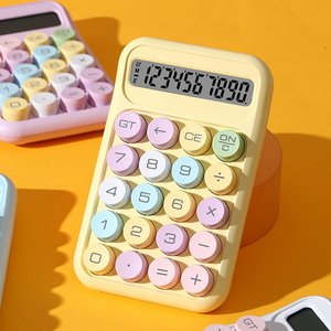 เครื่องคิดเลขนักเรียนดิจิตอล10หลักน่ารักใช้แบตเตอรี่สำหรับนักเรียน - Product Image 1