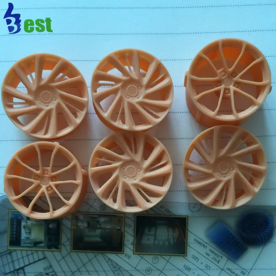 Kunden spezifisches hochwertiges rotes Wachs harz 3D-Druckservice Harz verarbeitung Gummi Rapid Prototyping
