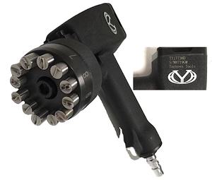 Ротационная пневматическая ударная маркировочная машина, маркер для металлических пластин 0-9 чисел для получения информации об ударе на цилиндр, ремонт автомобиля - Product Image 2