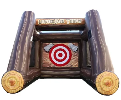 Outdoor Carnival Sport Games Inflatable AXE Throwing Game For Adult And Kids
