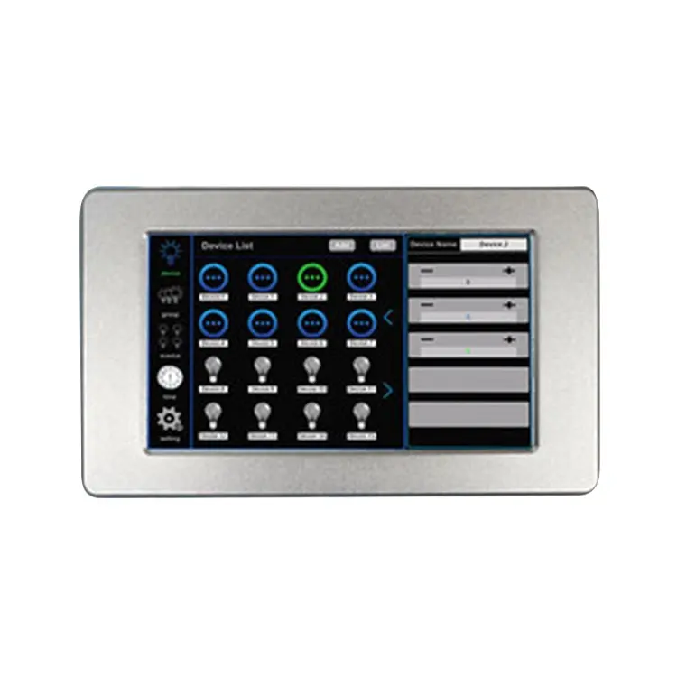 Controlador de luz Led para correr, Panel de pantalla táctil DMX, 12V, 7A, DMX512, controlador para luz de escenario