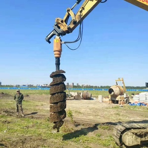 YA2000 yüksek kalite maksimum delme derinliği 12 metre Spiral tipi Affarestation ekskavatör için delik kazıcı ekskavatör araçları - Product Image 6