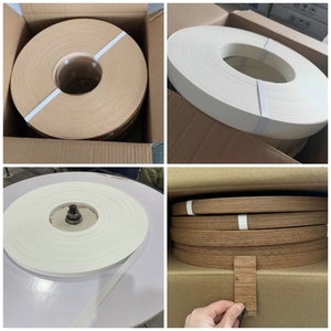 Çin'de yapılan masa koruma ahşap renk lamine kenar şeritler, sıcak satış önceden yapıştırılmış Abs/Pvc kırmızı renk kenar bandı - Product Image 6