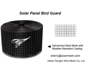 Solar Panel <strong>Bird</strong> Wire 6&quot; X100ft 1.5mm PVC Welded Mesh Roof Pigeon <strong>Net</strong> Guard for Pest Control - Product Image 2
