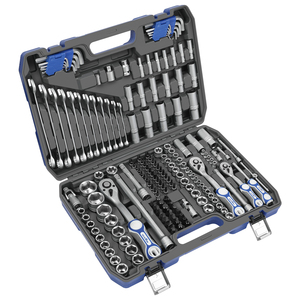 222pcs 1/2&quot;3/8&quot;1/4 <strong>Multi</strong> - <strong>Functional</strong> <strong>Sockets</strong> Set Hex Key Spanners and 72T Ratchet Wrench in Portable Cases Toolbox - Product Image 6
