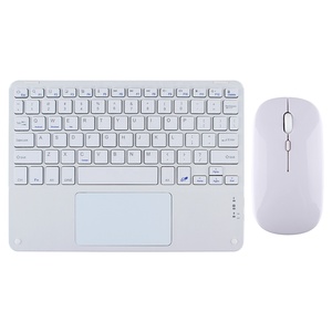 Mini teclado inalámbrico para juegos y auriculares con ratón, teclado inalámbrico combinado con panel táctil para Raspberry Pi iphone ipad - Product Image 1