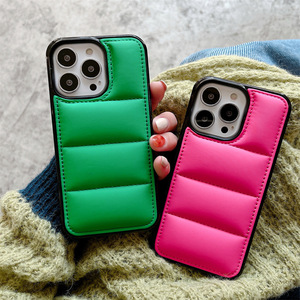 2024กันกระแทกหนังStitchโฟมเลนส์Protectorเคสโทรศัพท์สําหรับIP15 14 13 12 11ปักเป้าลงเสื้อปักเป้าเคสโทรศัพท์ - Product Image 2