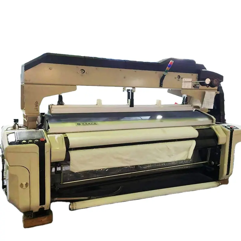 Yeni 190cm tekstil dokuma makinesi Cam su-jet tezgah ikinci el water-jet su jeti dokuma tezgahı dokuma makinesi jakarlı ile satılık