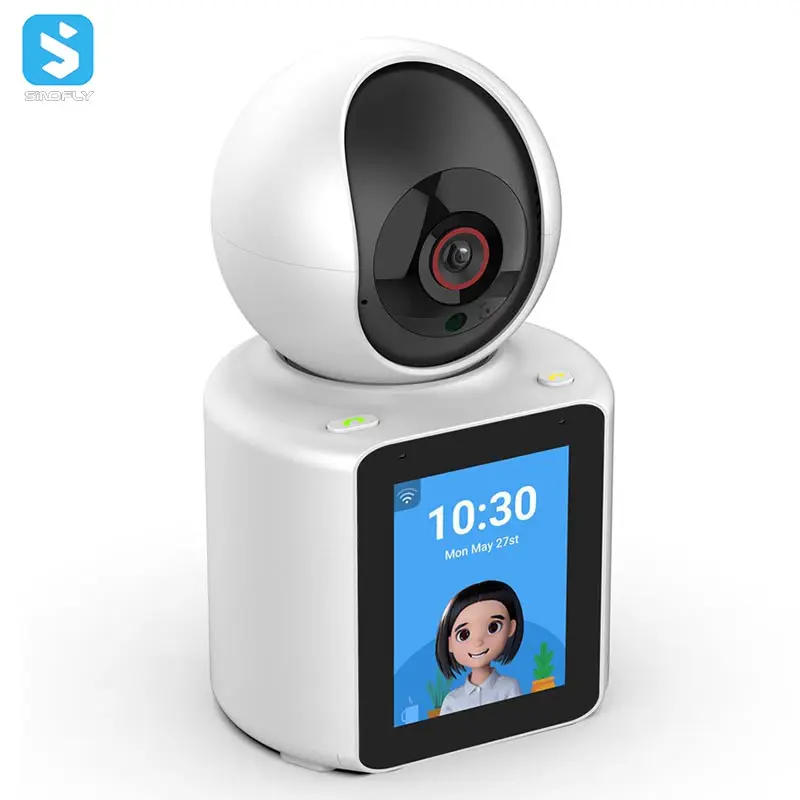 Nuovissimo allarme di rilevamento umanoide con telecomando da 2.8 pollici a due vie Audio con Video chiamata One-Click telecamera Wifi Baby Monitor