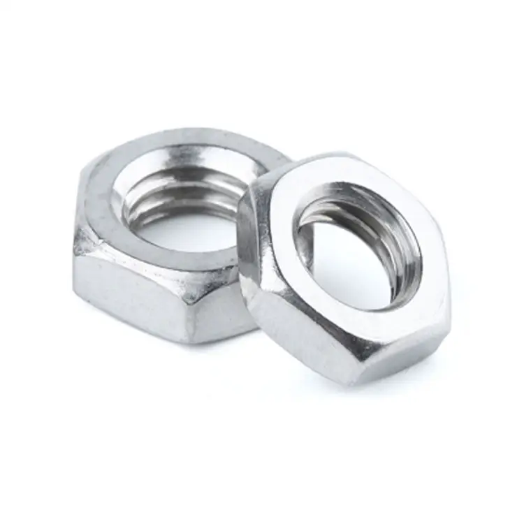 Low Price DIN439/DIN936 Hex Head Thin Jam Nut Stainless Steel