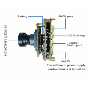 Fábrica 12MP 4K 60FPS 1/2.3 "CMOS Sensor M12 lente 3D escáner Cámara EIS módulo de cámara estabilizado RTSP IMX377 Mini módulo de cámara - Product Image 4