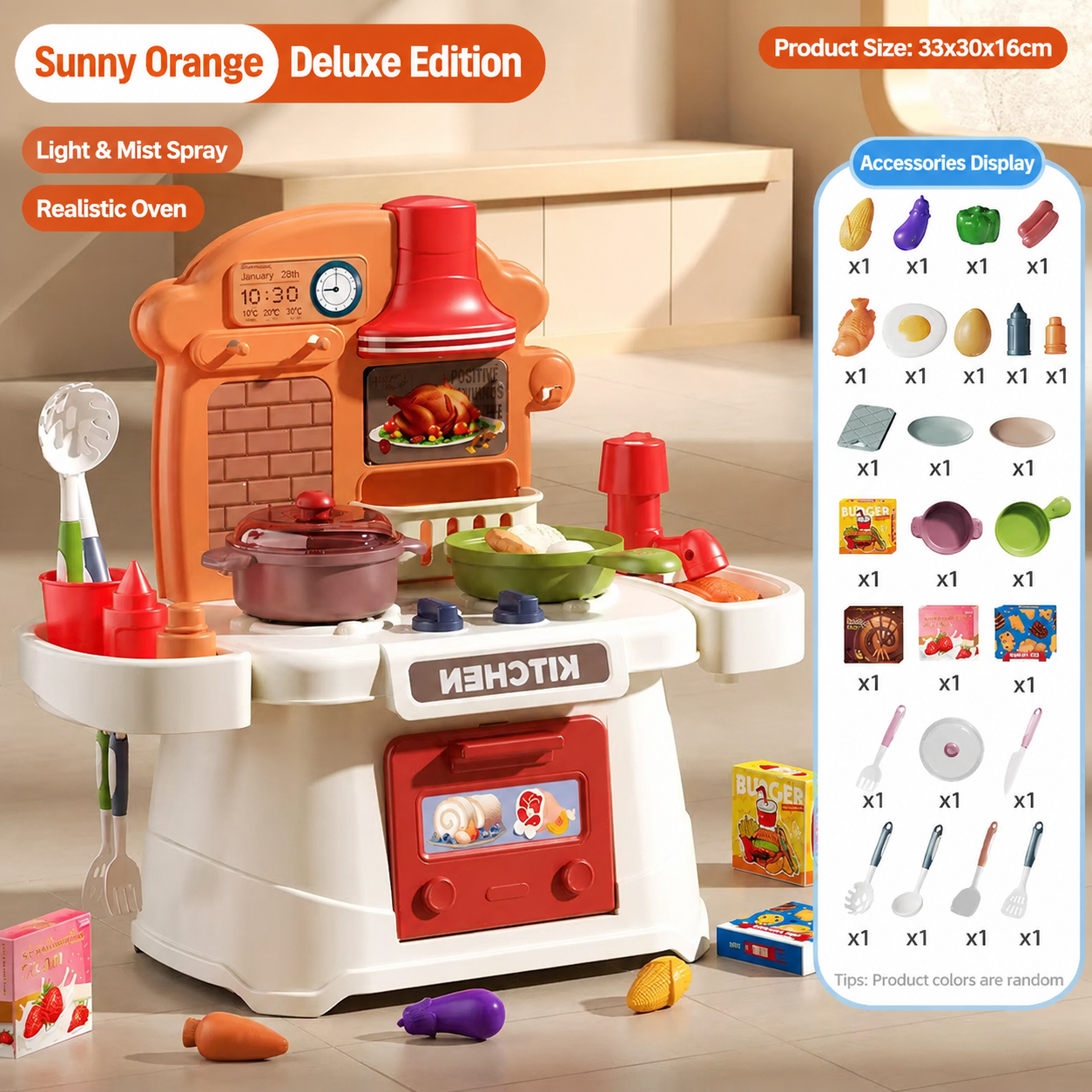 629 Kitchen Counter Deluxe Edition - Orange soleil