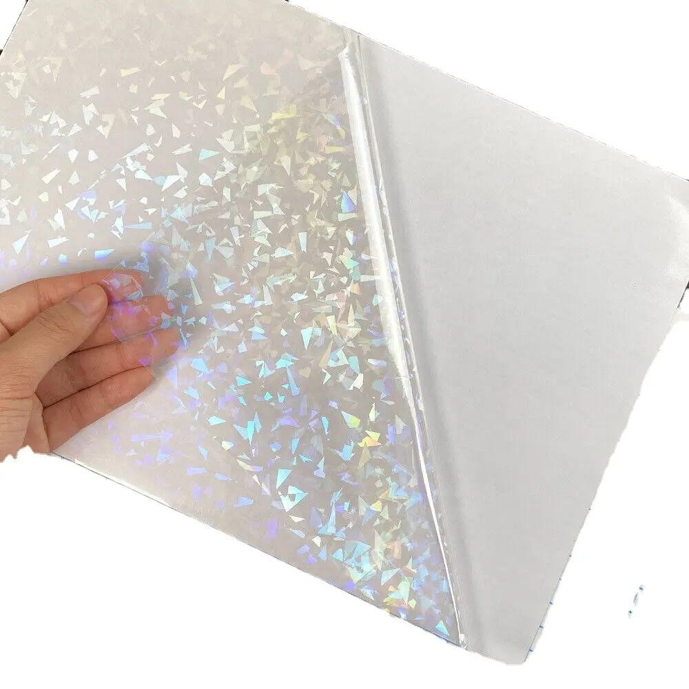 Venda quente Impermeável Novo Filme Holográfico Laminação Fria PVC Álbum Papel Fotográfico Filme De Laminação A Frio Rolo De Filme Transparente