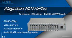 Magicbox HD416plus economico Wowza Server 16ch H 265 Video Encoder Hardware hd encoder h.265 iptv streamer - Product Image 2