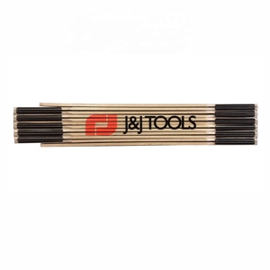 High Quality 200cm/12 Folds Wood Foldable Ruler Yardsticks Measuring Tools