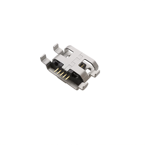 10pcs微型USB 5针b型0.8毫米母连接器，用于手机微型USB充电插孔连接器5针插座出售